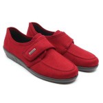 Pantoffel rood textiel 2222  rohde